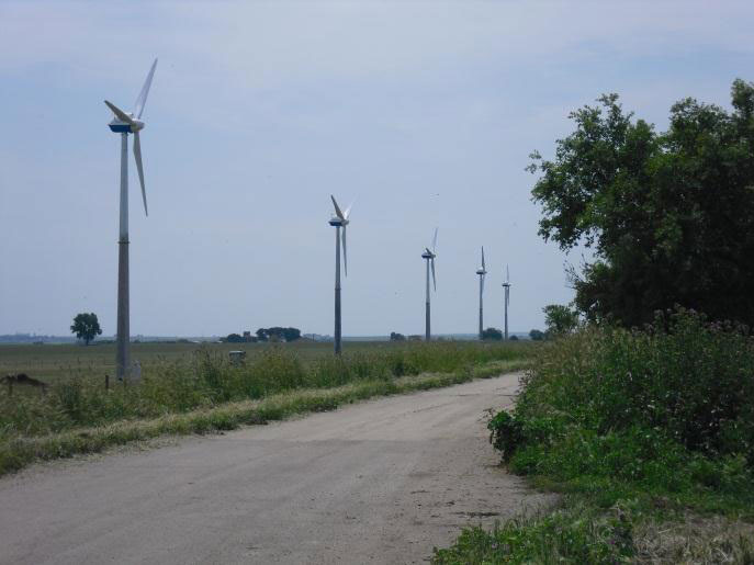 horizontales Windrad mit 10 kW, 20 kW, 50 kW Windr&auml;der, Windenergieanlage